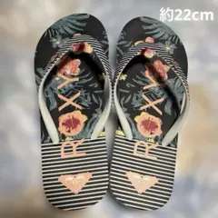 ☆値下げ中☆ ロキシービーチサンダル　キッズ　 サイズ約22cmのサムネイル
