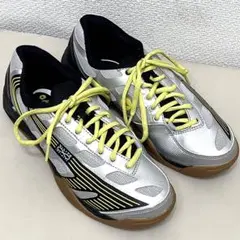 極美品◎ HI-TEC ハイテック スカッシュスニーカー シルバー 23.5cm