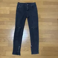 coooper ダメージスキニージーンズ