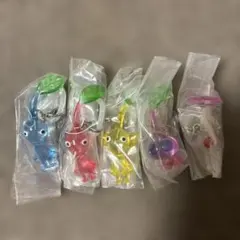 ピクミン めじるしアクセサリー ５点セット　ガチャ