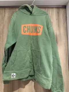 CHUMS パーカー グリーン Lサイズ
