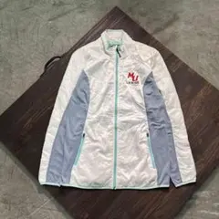 8LA1　ロゴ刺繍　Champion ナイロンジャケット　古着 usedのサムネイル