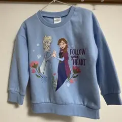 Disney フローズン トレーナー 100cm 水色