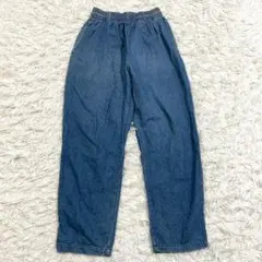 ラウンジウェアバイビーノ Lounge wear デニムパンツ M ハイウエストのサムネイル