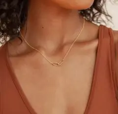 【爆売れ】人気 サージカルステンレス ネックレス ダブルスクエア 金属アレルギー