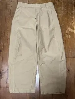 UNIQLO ジャージーバレルレッグパンツ　XL ベージュ