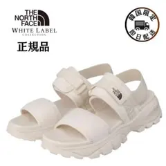 新品】韓国限定 ノースフェイス HEXA LUX サンダル アイボリー 24
