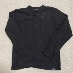 AZUL 長袖 Vネック カットソー 黒