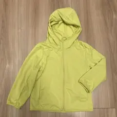 UNIQLO UVカット ジャケット 100cm ライムグリーン