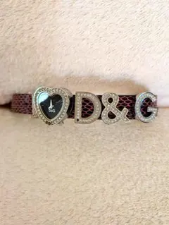 D&G ドルチェ＆ガッバーナ ハート型レディース腕時計