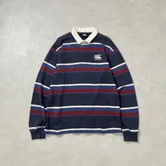 Canterbury　カンタベリー　ラガーシャツ　ポロシャツ　マルチボーダー
