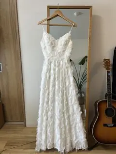 ウェディングドレス　二次会　前撮り　後撮り　フェザードレス　フォトウェディング