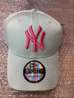New Era NYLight Blue色Pink刺繍キャップ男女用フリ−