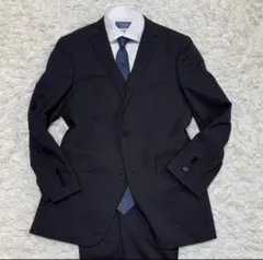バーバリーブラックレーベル　スーツ　セットアップ　シャドーストライプ