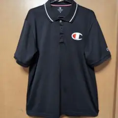 Champion 半袖ポロシャツ XL ブラック チャンピオン