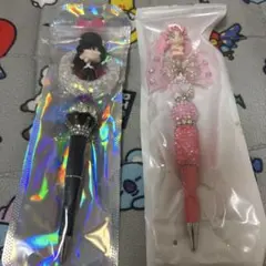 キャラクター付きボールペン2本セット