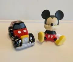 ディズニー　ミッキー　フィギュア　プルバックカー　セット