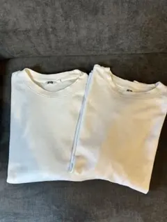 UNIQLO U ホワイトTシャツ2枚セット　Lサイズ