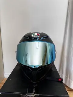 美品】AGV K1S フルフェイス シールド3種付（クリア・ゴールド