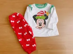 ミニーマウス フリースパジャマセット　90