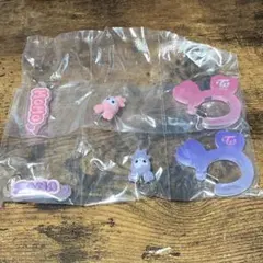 TWICE LOVELYS アクリルカラビナフロッキーマスコット　モモ　サナ