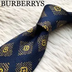 【大人気】バーバリー BURBERRYS ネクタイ 美品 小紋柄 最高級シルク