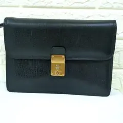 BALLY バリー　レザー　セカンドバッグ　クラッチバッグ　ブラック