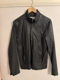 LE PLAT LUI'S ブラックレザーライダースジャケット M 羊革レザー