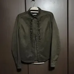 EASTBOY（イーストボーイ） フリルデザイン 長袖シャツ レディースのサムネイル