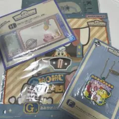 星のカービィ 一番くじ タオル・メモ・キーホルダーセット