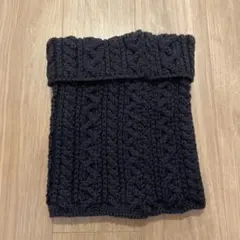 【新品・未使用】ハイランド　ネックウォーマー　スヌード　ケーブルニット