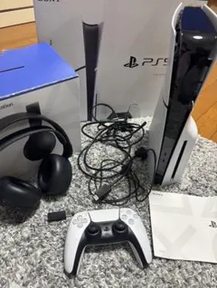 ps5 CFI-1000A ディスクドライブ搭載　純正ヘッドセット