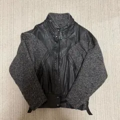 【希少】 定価4万円超 Winlit ヴィンテージ レザージャケットウール×本革