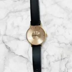 クラス14 KLASSE14 ピンクゴールド ブラック アナログ腕時計