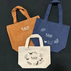KALDI ネコの日トートバッグ他　4点セットのサムネイル