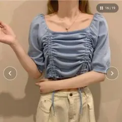 SHEENA 　2wayショルダードロストニットトップス