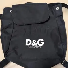 D&G ブラック 巾着 ナップザック リュックのサムネイル