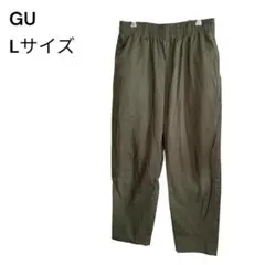 GU ジーユー シェフパンツ オリーブ　Lサイズのサムネイル