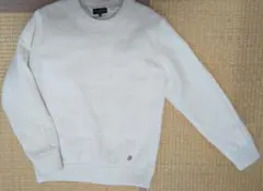 【セント・アンドリュース】ゴルフホワイトニットセーター刺繍ロゴ付き