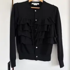 新品未使用　COMME des GARÇONS コムコム　フリルカーディガン　Mのサムネイル