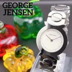 【希少・美品】ジョージジェンセン クォーツ メンズ腕時計 ブレスレットのサムネイル