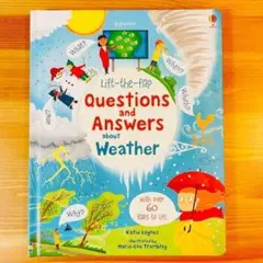 英語絵本Usborne Q&A about weather しかけ絵本 洋書