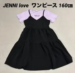 JENNI love ワンピース 160㎝ ブラック パープルジェニィ ラブ
