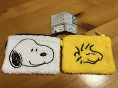 ピーナッツ♡スヌーピー♡もふもふポーシェット♡ウッドストック2個セット