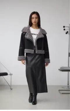 あくびちゃん様専用☆AZUL BY MOUSSY /フェイクムートンジャケット