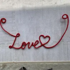 【赤い糸】　Love⑤ 結婚式　和装前撮り　扇子フォトプロップス・ガーランド