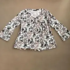 再値下げ❣️フラワープリント 長袖チュニック