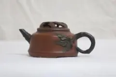 周桂珍制 紫砂壺 竹韻清趣壺 宜興紫砂 名人作 茶壺 古美術 一点物
