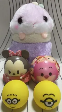 ころはむコロン ぬいぐるみ ディズニー 5個セット まとめ売り ミニオン ガチャ