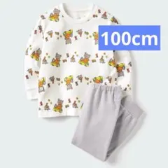 ② ユニクロ パジャマ 100cm こぐまちゃん 運転手 長袖 UNIQLO
